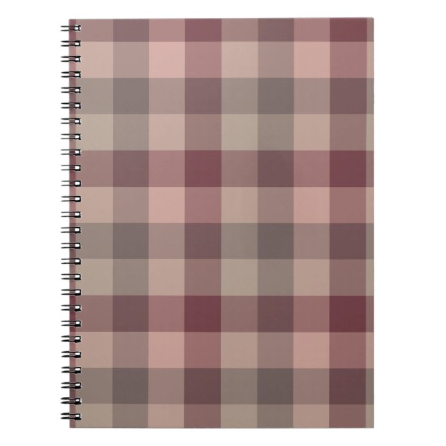 Carnet Carreaux blushwood (Devant)