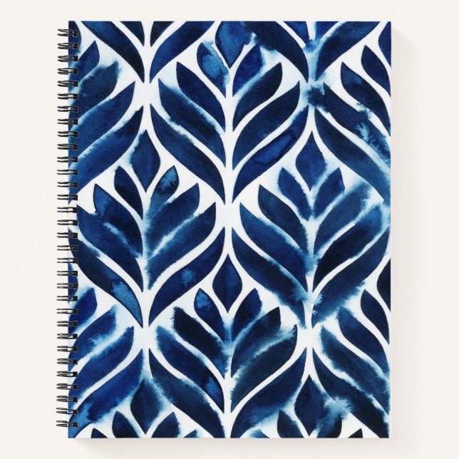 Carnet Carreaux d'aquarelle de cobalt IV (Devant)
