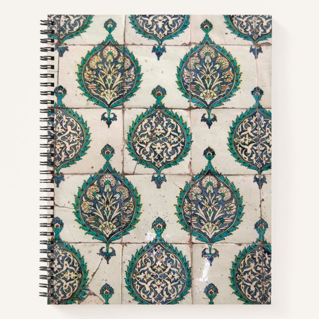 Carnet Carreaux d'Iznik verts (Devant)