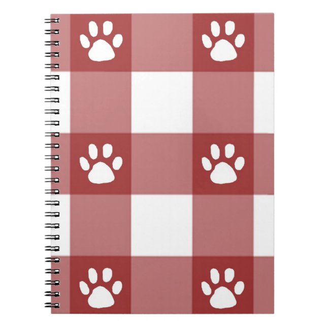 Carnet Carreaux et pattes (Devant)
