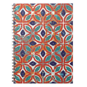 Carnet Carreaux géométriques : arrière - plan ethnique vi