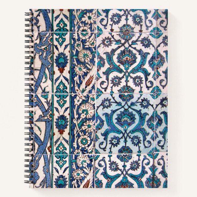 Carnet Carreaux Iznik entremêlés (Devant)