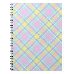 Carnet Carreaux pastel