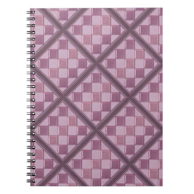Carnet Carrelage en verre 3D couleur beige (Devant)