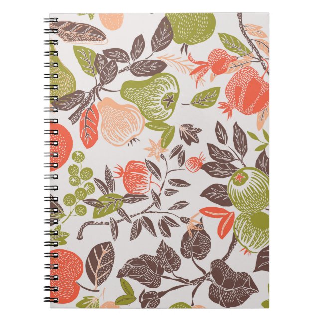 Carnet Carrelage Fruit Déco Automne (Devant)
