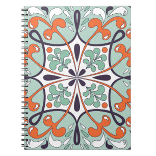 Carnet Carrelage marocain oriental Design floral