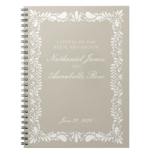 Carnet Carrelage Talavera beige Lettres Mariages Mariée e