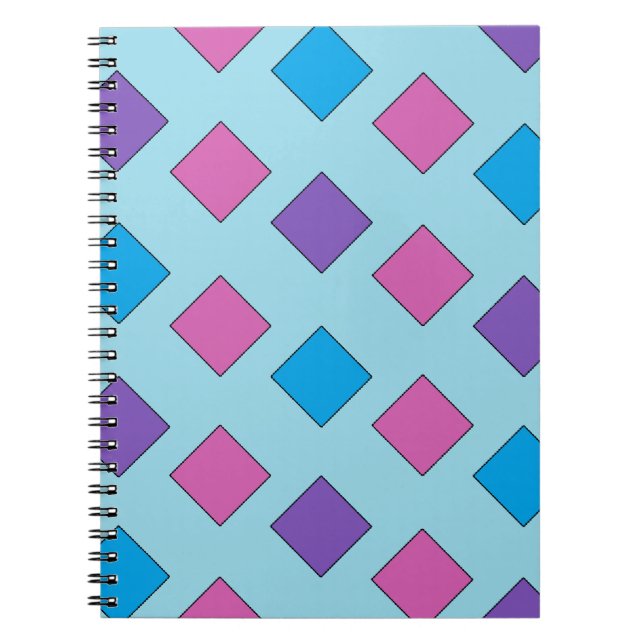 Carnet Carrés Abstraits (Devant)