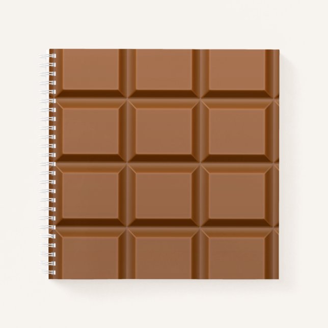 Carnet Carrés au chocolat au lait (Devant)