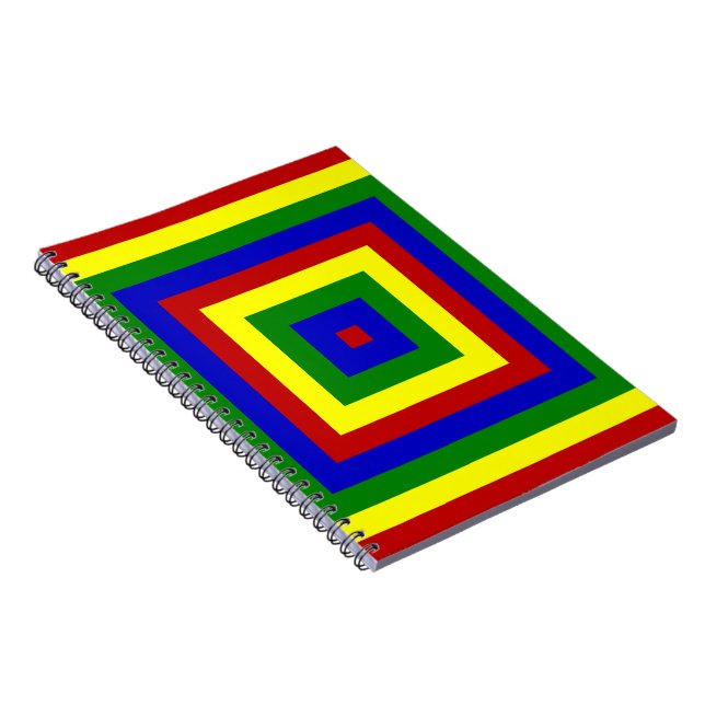 Carnet Carrés en couche des couleurs primaires (Côté Droit)