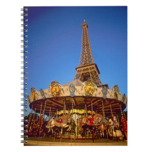 Carnet Carrousel, Tour Eiffel, Paris, France