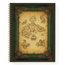 Carte au trésor vintage & Créature marine mythique