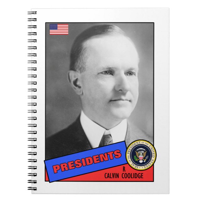 Carnet Carte de baseball de Calvin Coolidge (Devant)