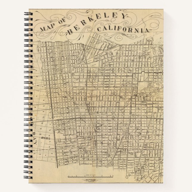 Carnet Carte de Berkeley, Californie (Devant)