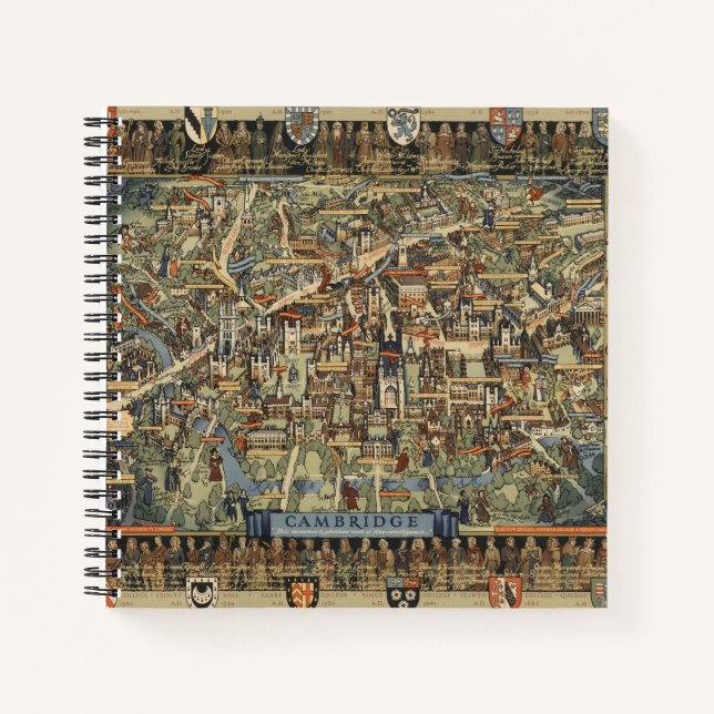 Carnet Carte de Cambridge, Angleterre (Devant)