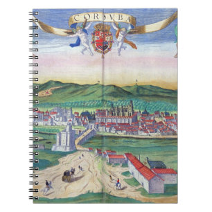 Carnet Carte de Cordoue, de "Civitates Orbis Terrarum"