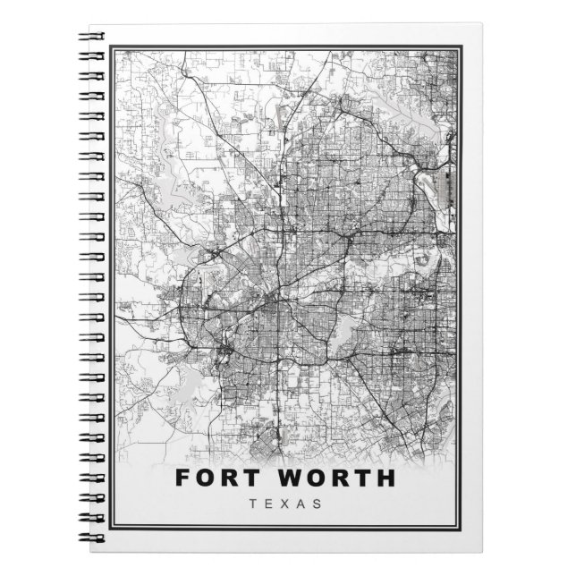 Carnet Carte de Fort Worth (Devant)
