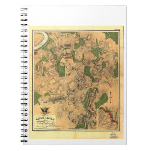 Carnet Carte de guerre civile du champ de bataille