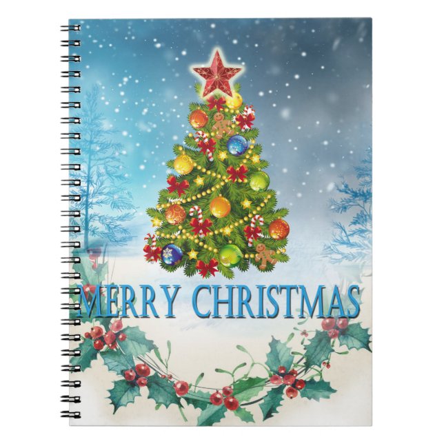 Carnet Carte de Joyeux Noël (Devant)