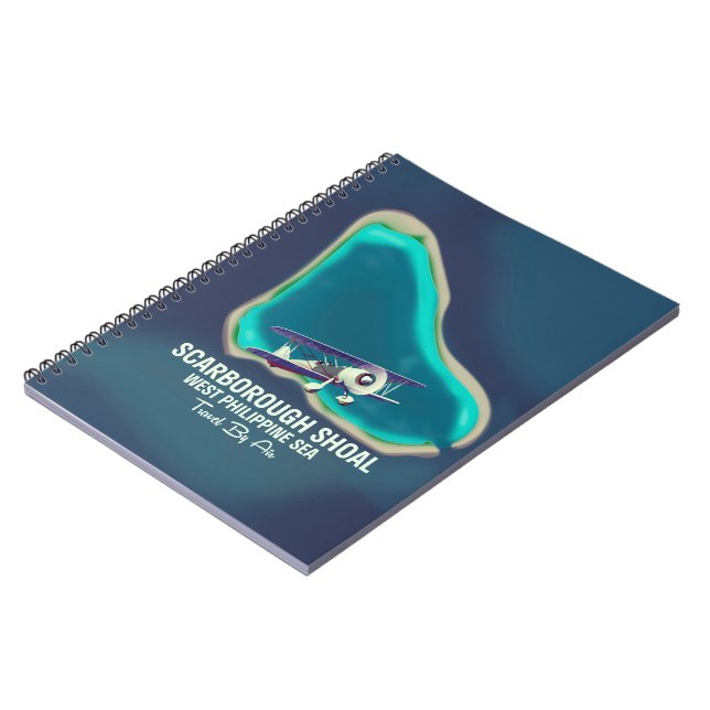 Carnet Carte de la mer des Philippines ouest du récif de  (Côté gauche)