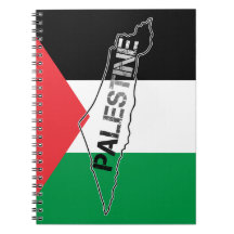 Carte de la Palestine libre sur le drapeau palesti