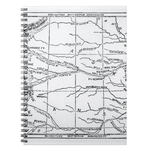 Carnet Carte de la région d'or, éditée dans 'le Weekly (Devant)