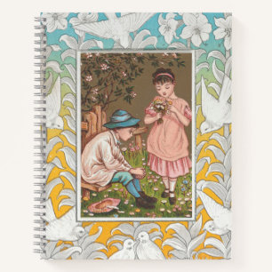 Carnet Carte de la Saint-Valentin de l'ère victorienne, 1