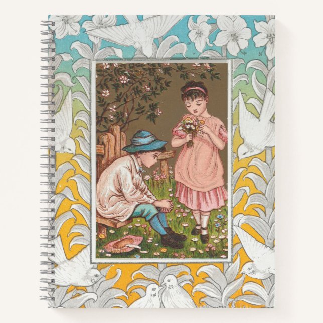 Carnet Carte de la Saint-Valentin de l'ère victorienne, 1 (Devant)