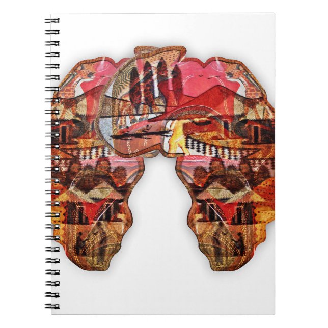 Carnet Carte de l'Afrique : Célébrer la saison avec la cu (Devant)