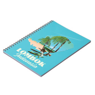 Carnet Carte de Lombok Indonésie