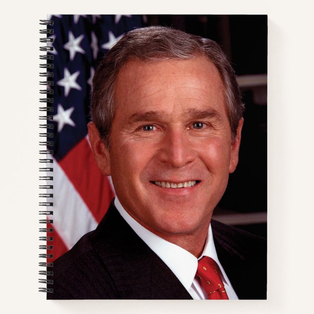 Carnet Carte de Noël du président américain George Bush (Devant)