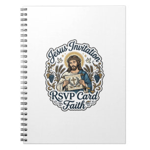 Carnet Carte de réponse à l'invitation de Jésus Foi Invit