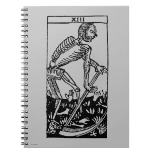Carnet Carte de tarot : La mort