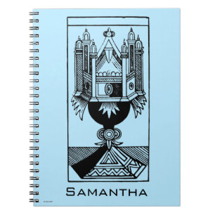 Carnet Carte de tarot : L'as des tasses