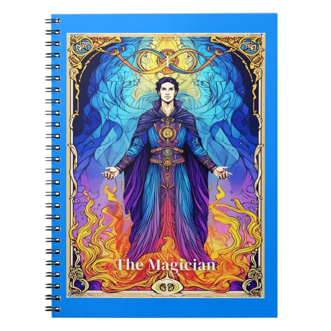 Carnet Carte de Tarot Le Magicien (Devant)
