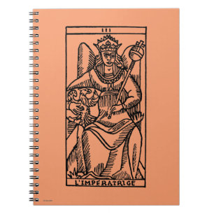 Carnet Carte de tarot : L'impératrice