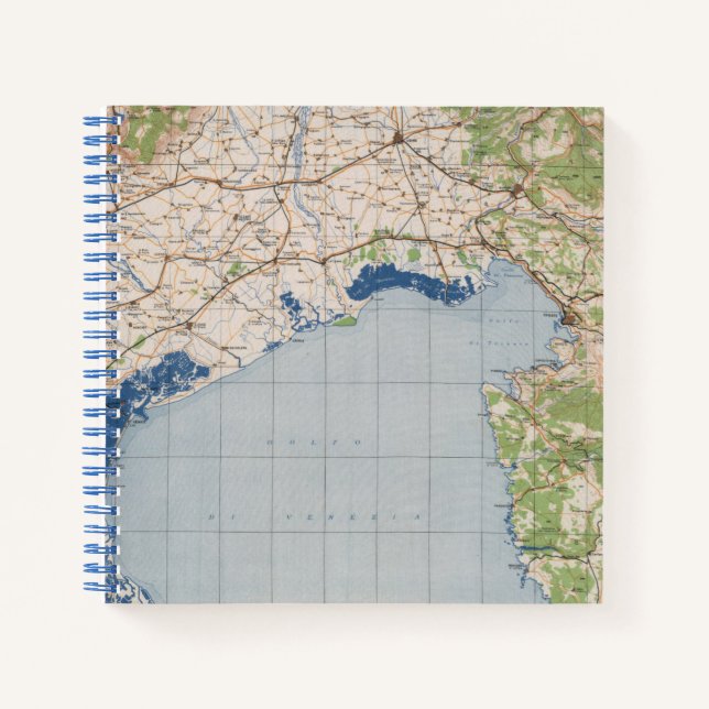 Carnet Carte de Venise, Italie (Devant)