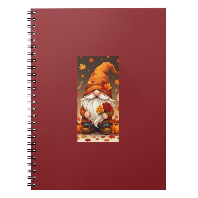 Carnet carte de vœux halloween et automne (Devant)