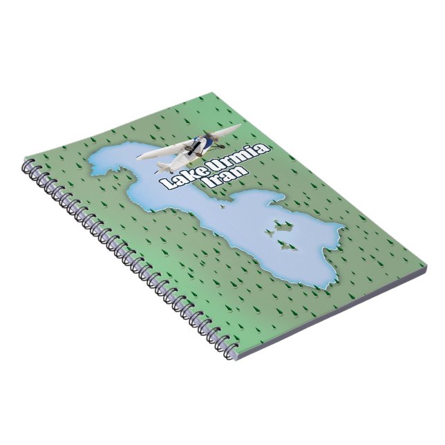 Carnet Carte de voyage du lac Urmia Iran (Côté Droit)