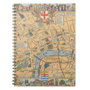 Carnet Carte des enfants de Londres, Angleterre