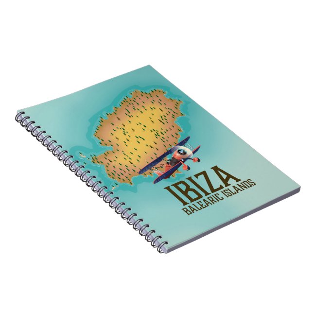 Carnet Carte des îles Baléares Ibiza (Côté Droit)