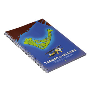 Carnet Carte des îles Toronto, Ontario, Canada
