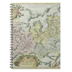 Carnet Carte des provinces en Chine