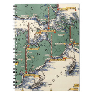 Carnet Carte des stations sans fil des Postes, Grande-Bre