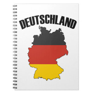 Carnet Carte Deutschland - Drapeau allemand - Allemagne V