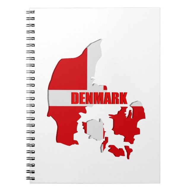 Carnet Carte du Danemark (Devant)