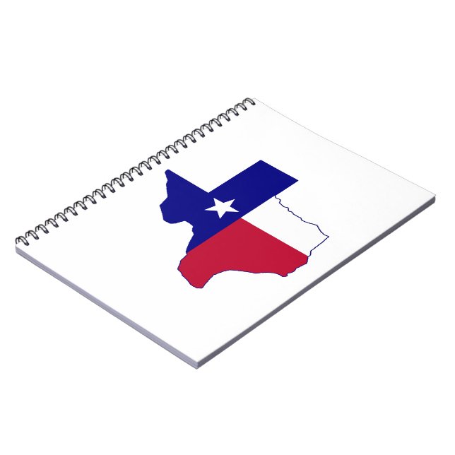 Carnet Carte du drapeau du Texas (Côté gauche)