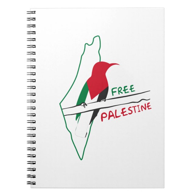 Carnet Carte du drapeau palestinien (Devant)