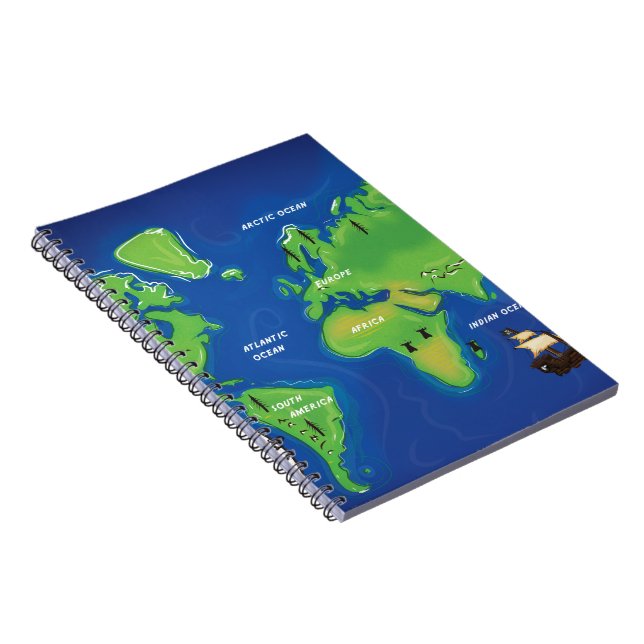 Carnet Carte du monde (Côté Droit)