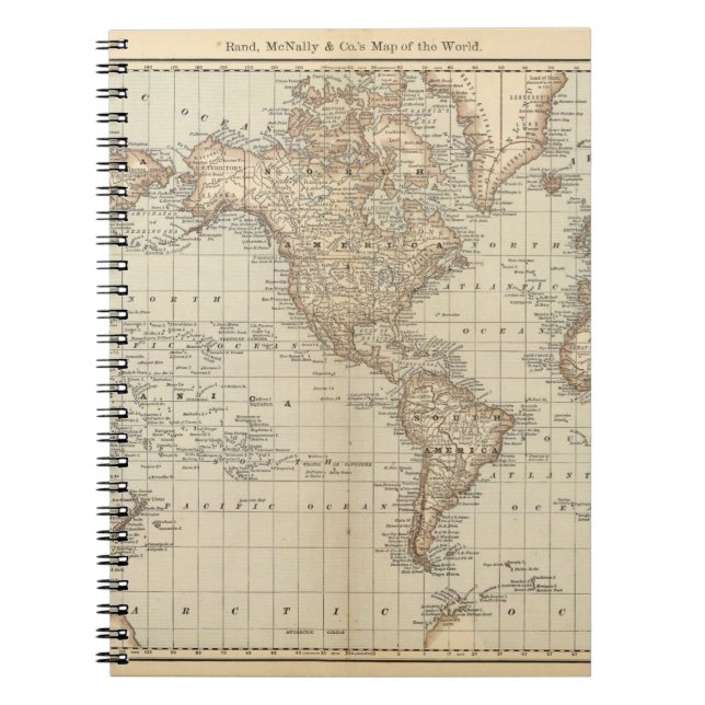 Carnet Carte du monde 2 (Devant)